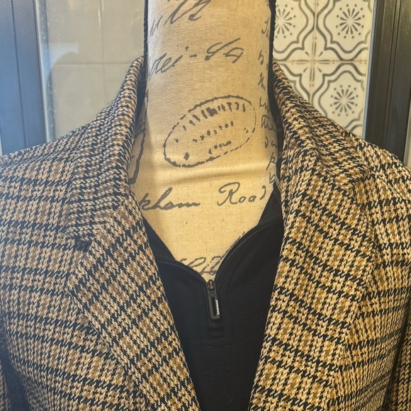 Wearever Soft-Collar Houndstooth Pattern Blazer Jacket - Picture 2 of 8